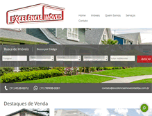 Tablet Screenshot of excelenciaimoveisitatiba.com.br